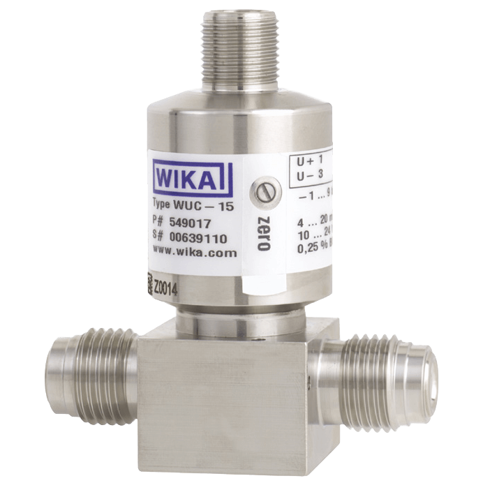 WIKA Ultra High Purity Transducer, Ex nA ic, Model WUC-10, WUC-15 and WUC-16